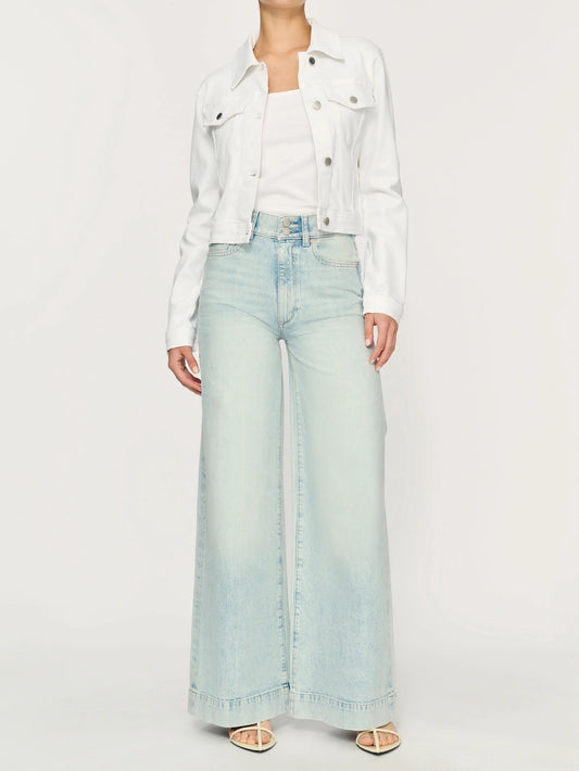 Vika Denim Jacket in White