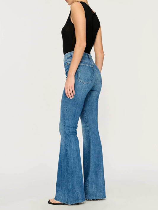 DL1961 - Rachel Flare Ultra High Rise Instasculpt 34" Jeans in Driggs