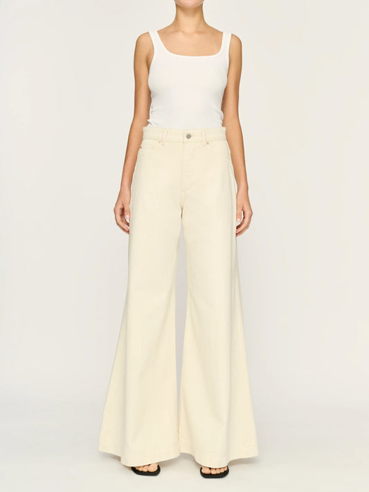 Lucila Ultra Wide Leg Ultra High Rise 33" in Flax