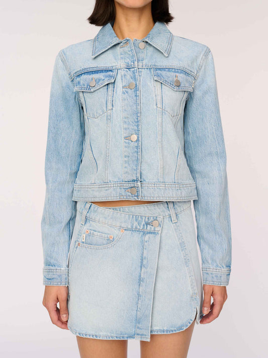 DL1961 - Vika Denim Jacket in Fountain