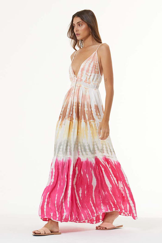 Sienna Dress in Buttercup Agate Wash