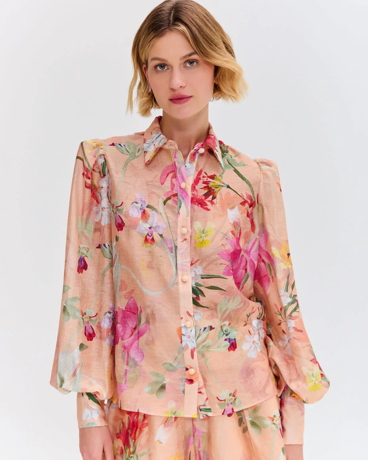 lily flower shirt PatBO | LILY FLOWER Shirt