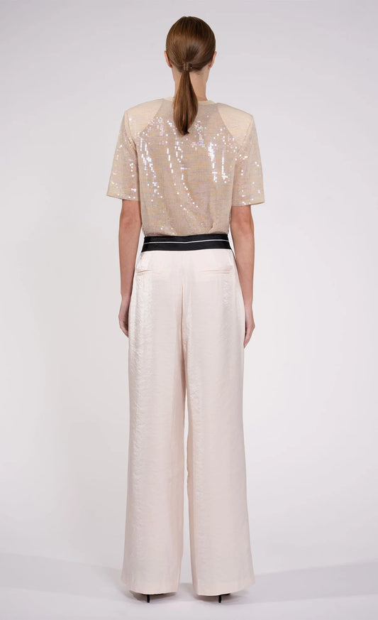 NONCHALANT LABEL - Gracie Top in Blush Sequin