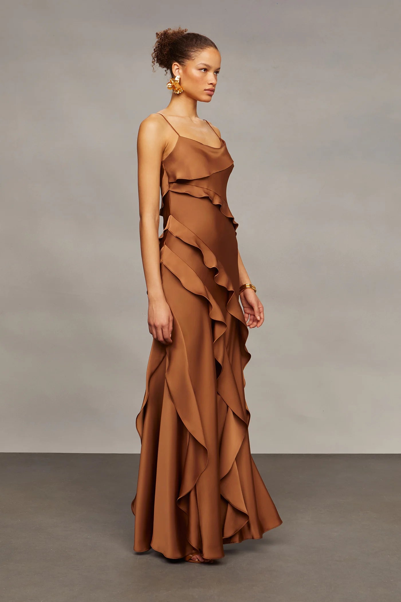 Ellen Ruffle Gown