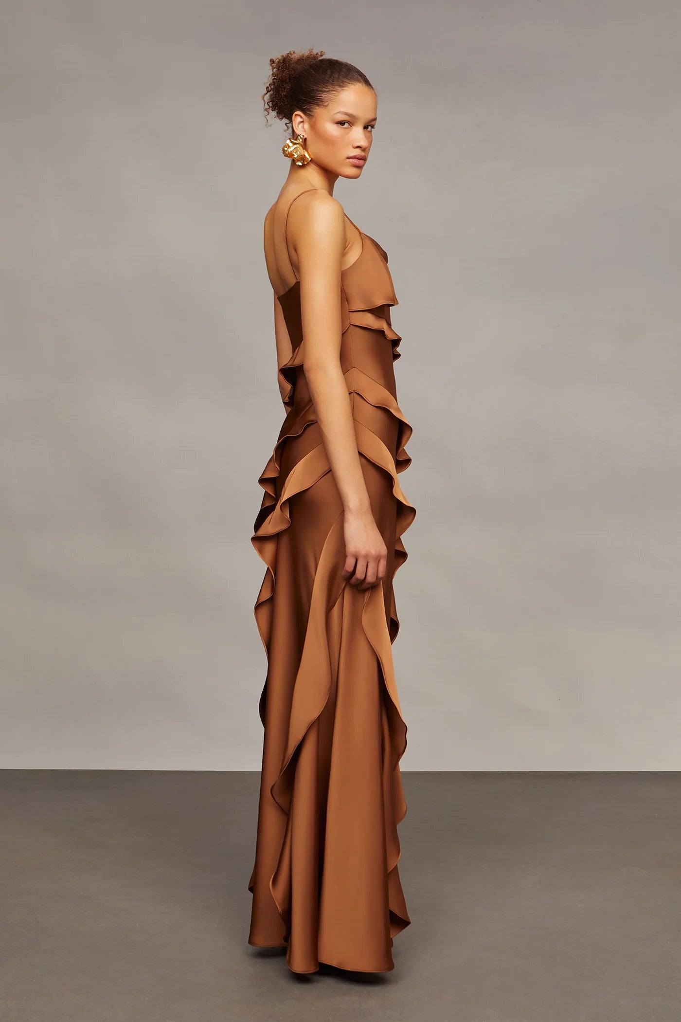 Ellen Ruffle Gown