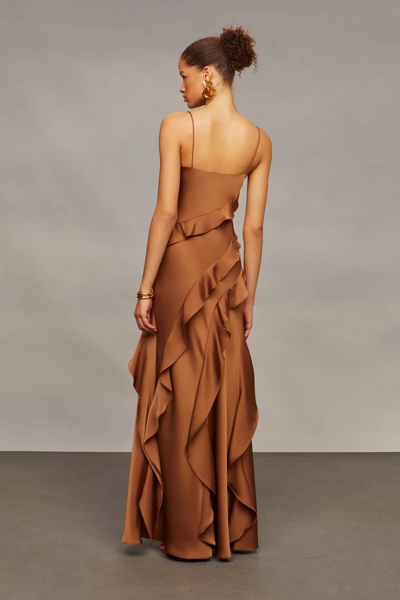 Ellen Ruffle Gown
