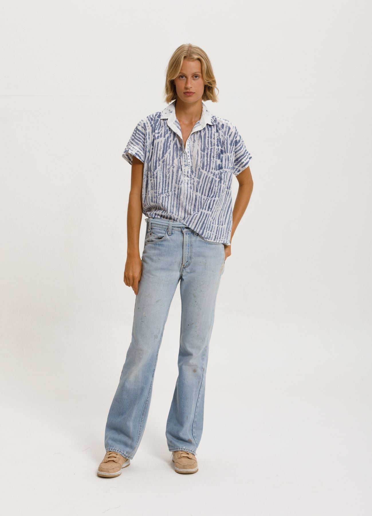 Cali by Cali Dreaming - Motley Top in Inked Hand Painted