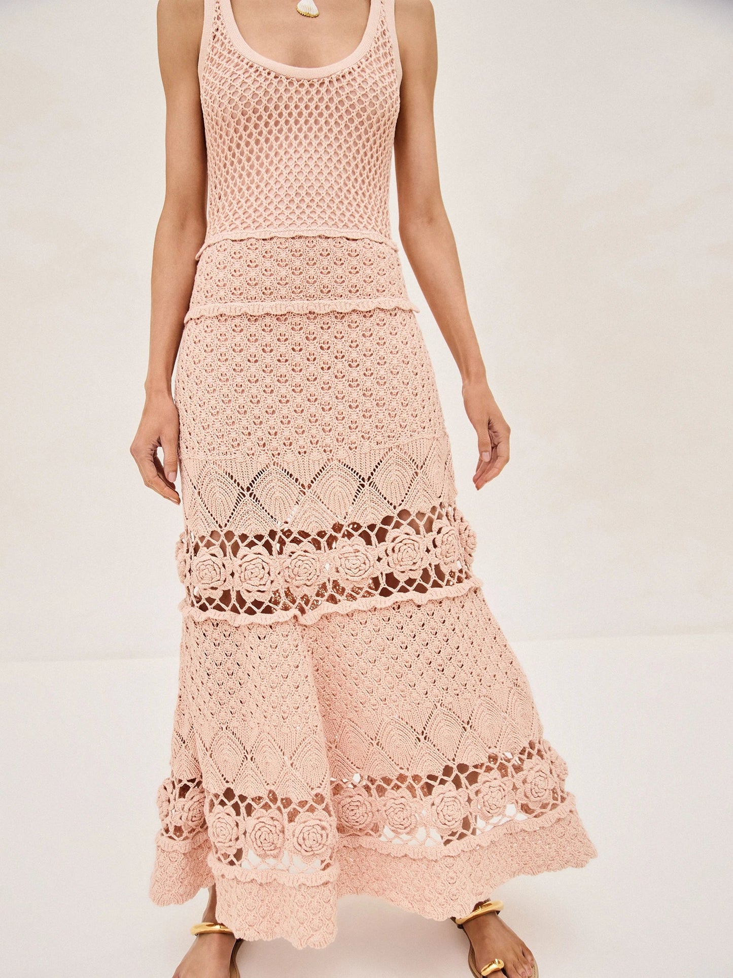 Aleala Dress in Blush