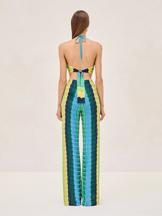 Annaliese Top in Blue Multi - FINAL SALE