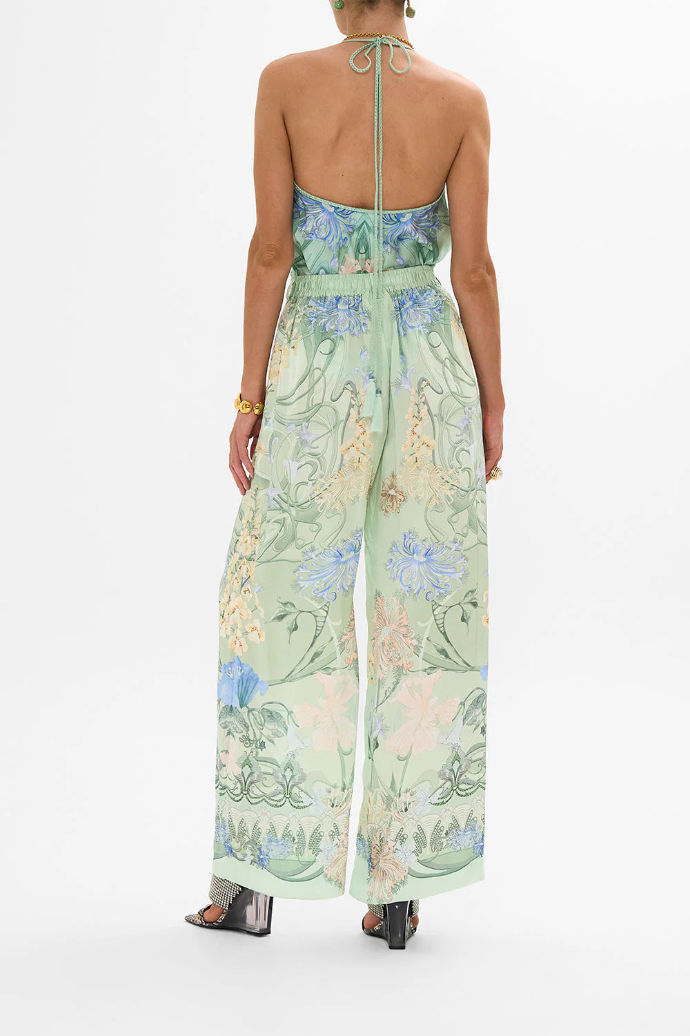 Bias Halter Top in Dreaming in Dutch - FINAL SALE