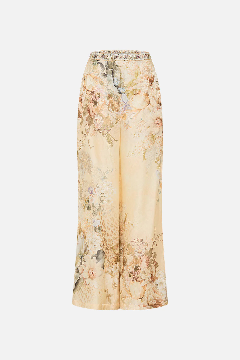 Minimal Wide Leg Pant in Adorned Antiquity - FINAL SALE