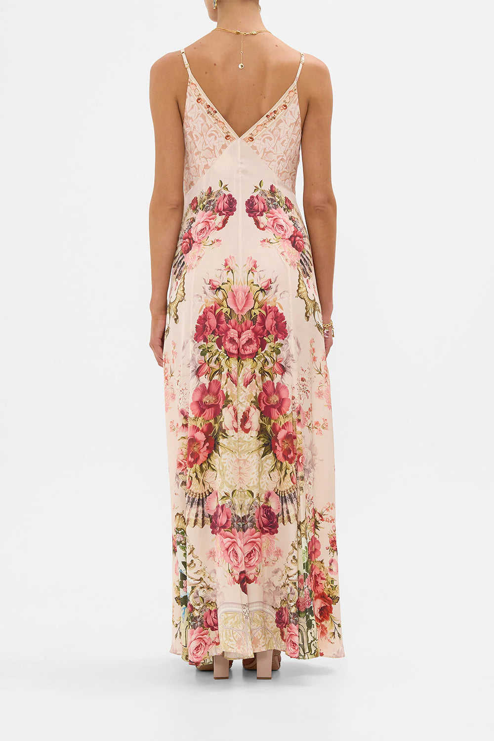 Button Front Strappy Dress