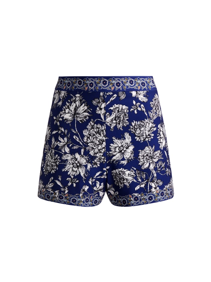 Hera Zip Shorts in Forevermore