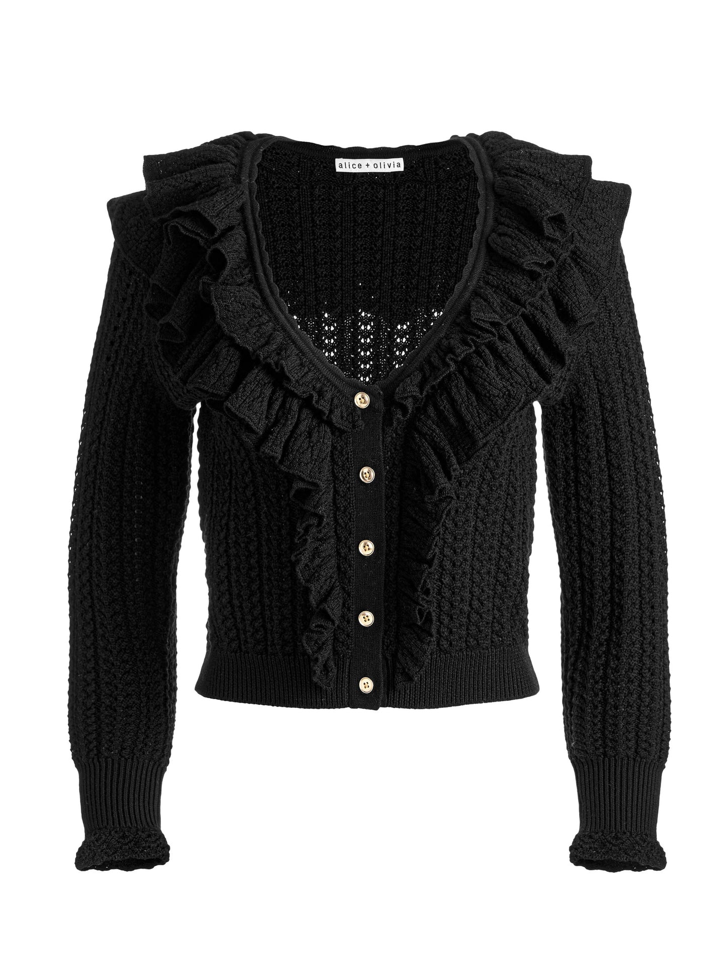 Eileen Ruffle Cardigan