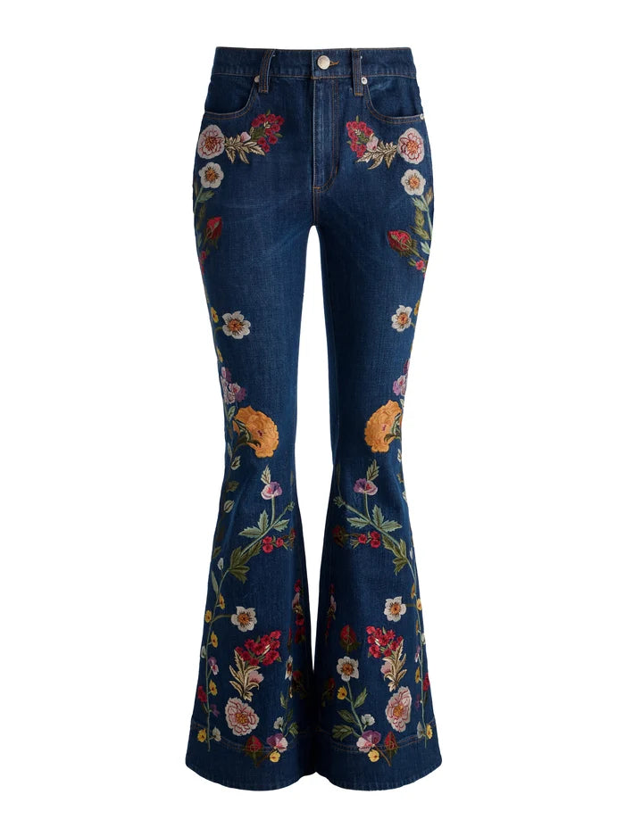 Beautiful Embroidered Jean - FINAL SALE