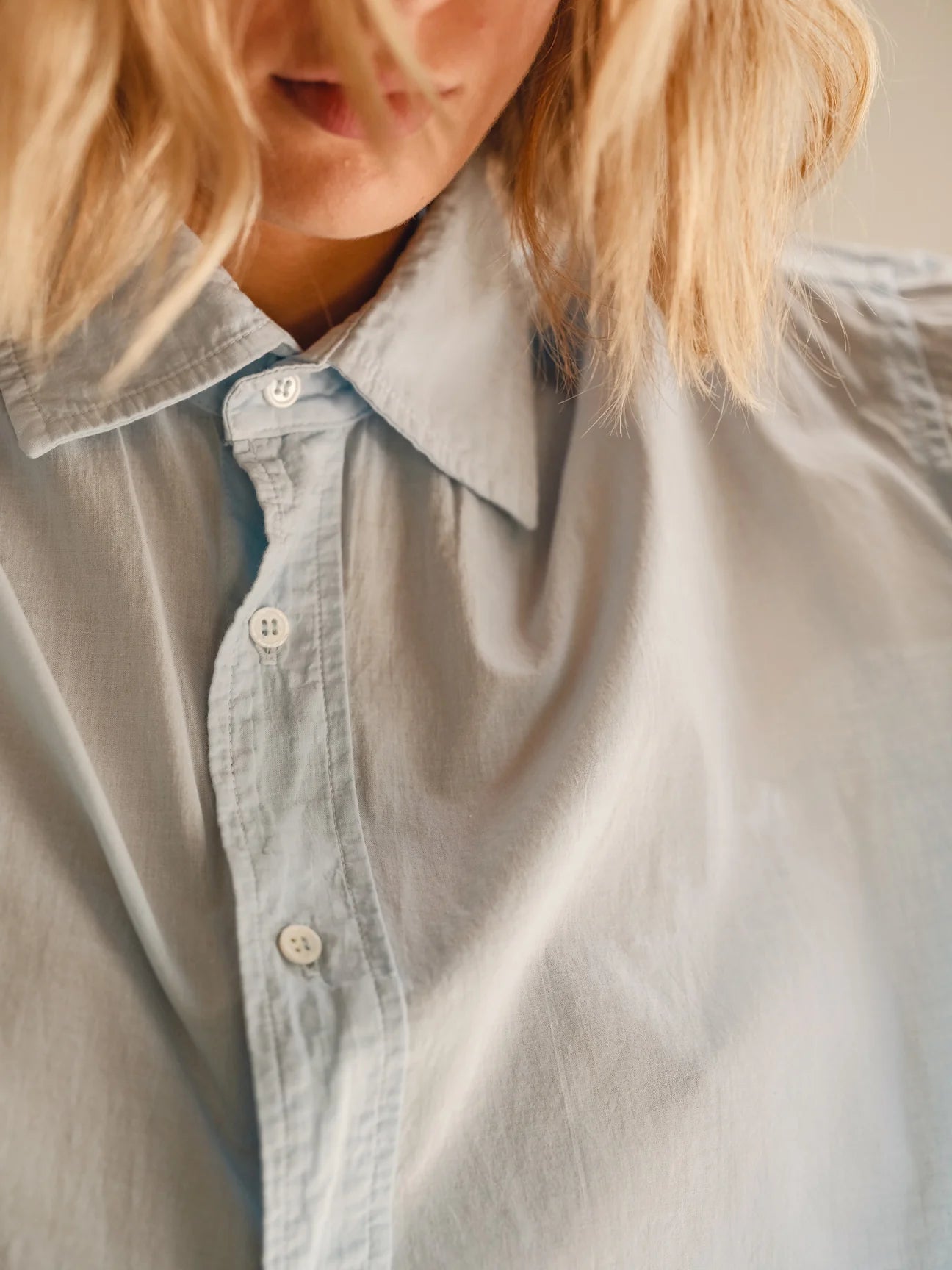 Collared Boy Shirt in Sky Blue