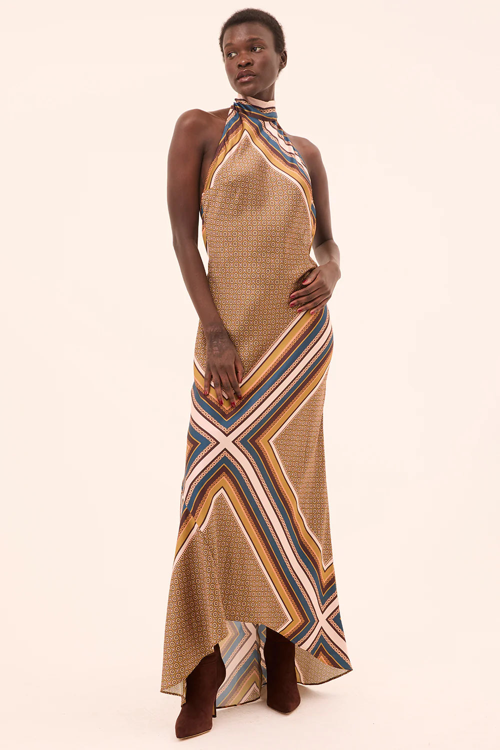 Misa Los Angeles - Minerva Dress in Autumn Scarf