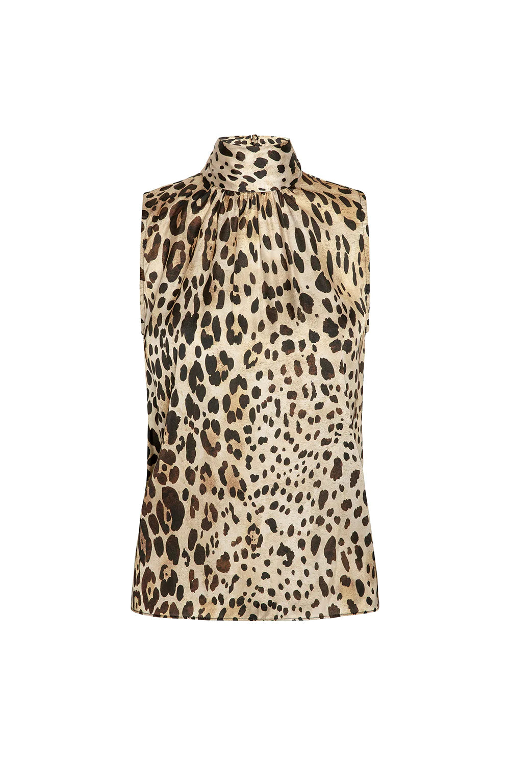 Misa Los Angeles - Luka Top in Leopard Print