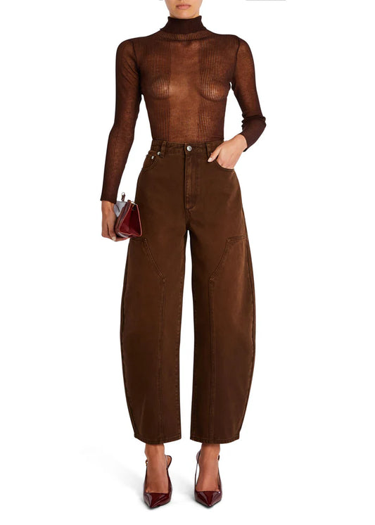 SEROYA Piper Top in Ash Brown