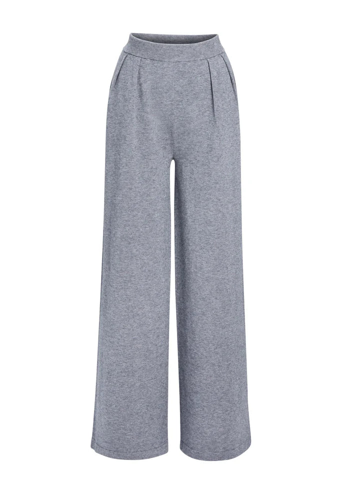 SEROYA Alya Knit Pleated Trousers