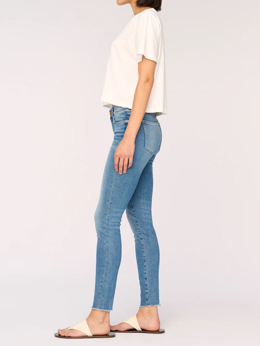 DL1961 - Florence Skinny Mid Rise Instasculpt Ankle Jeans in Island Park
