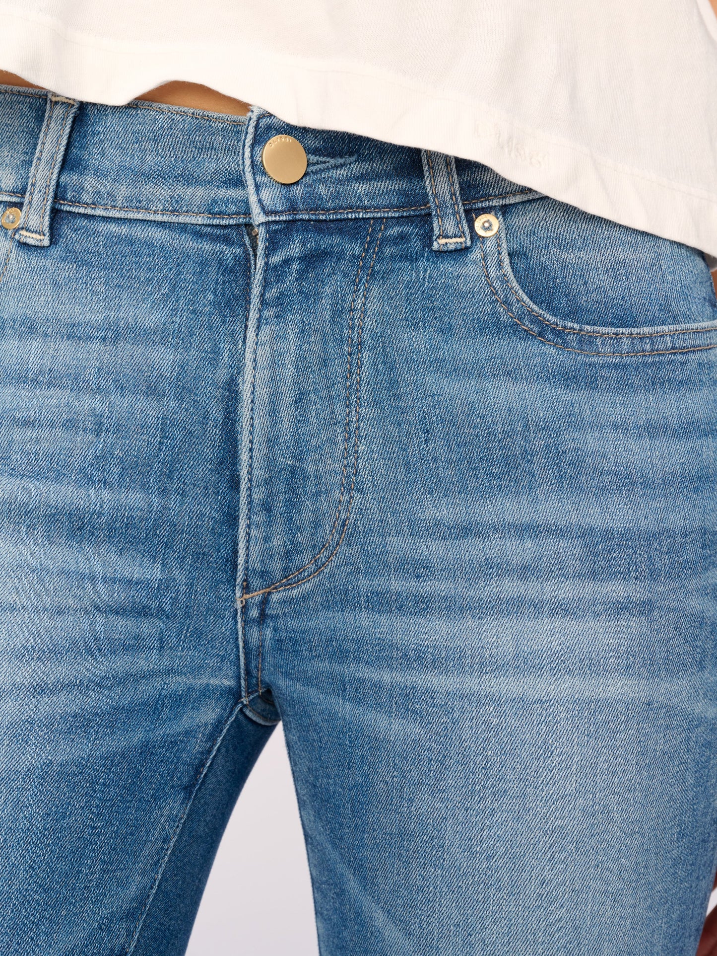 DL1961 - Florence Skinny Mid Rise Instasculpt Ankle Jeans in Island Park