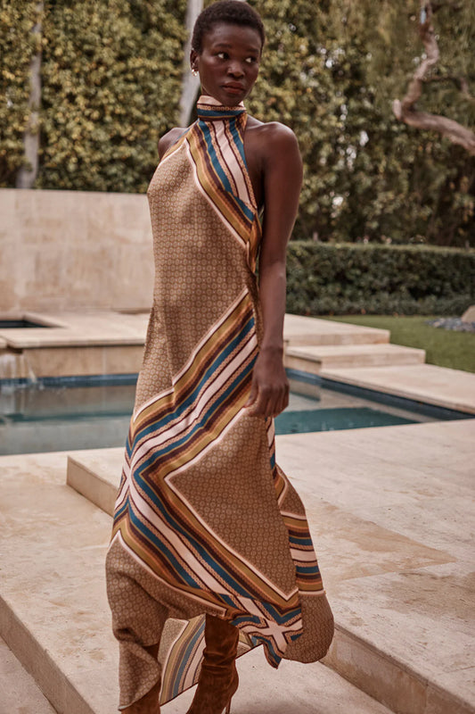 Misa Los Angeles - Minerva Dress in Autumn Scarf