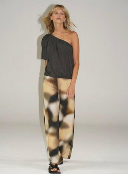 Trento Drawstring Pant in Asteras Print