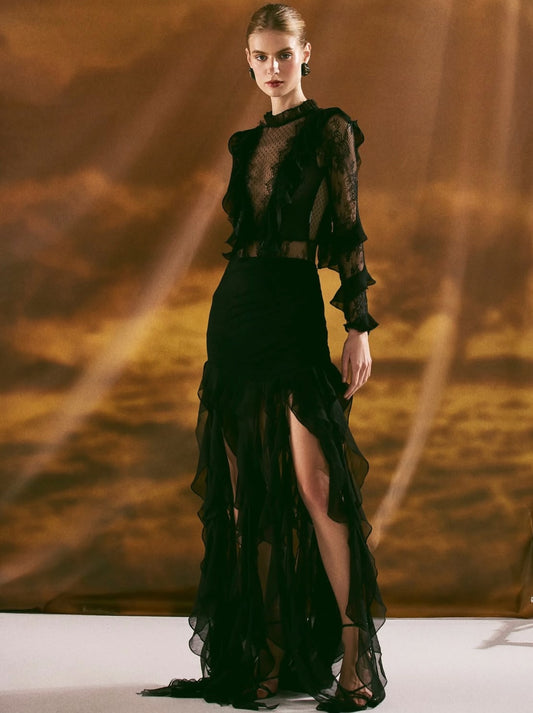 Laila Lace Maxi Skirt