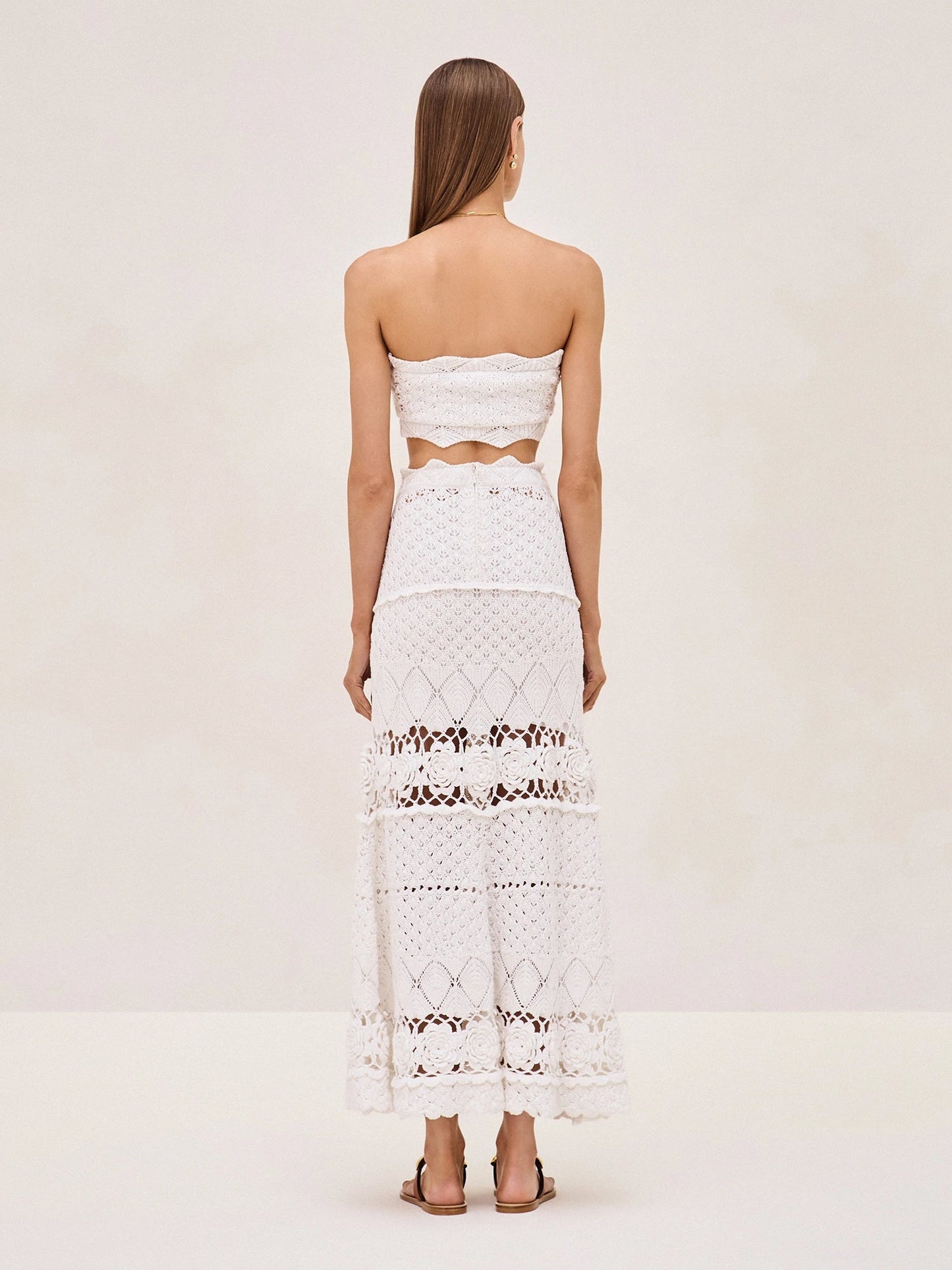 Jana Skirt in White - FINAL SALE