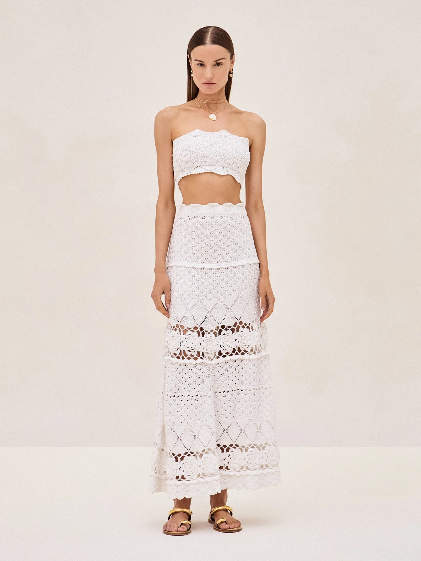 Lily Top in White - FINAL SALE