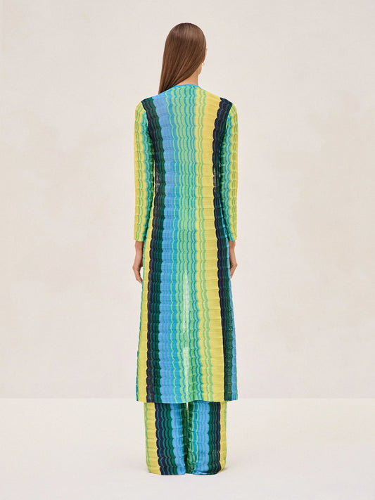 Retti Robe in Blue Multi - FINAL SALE