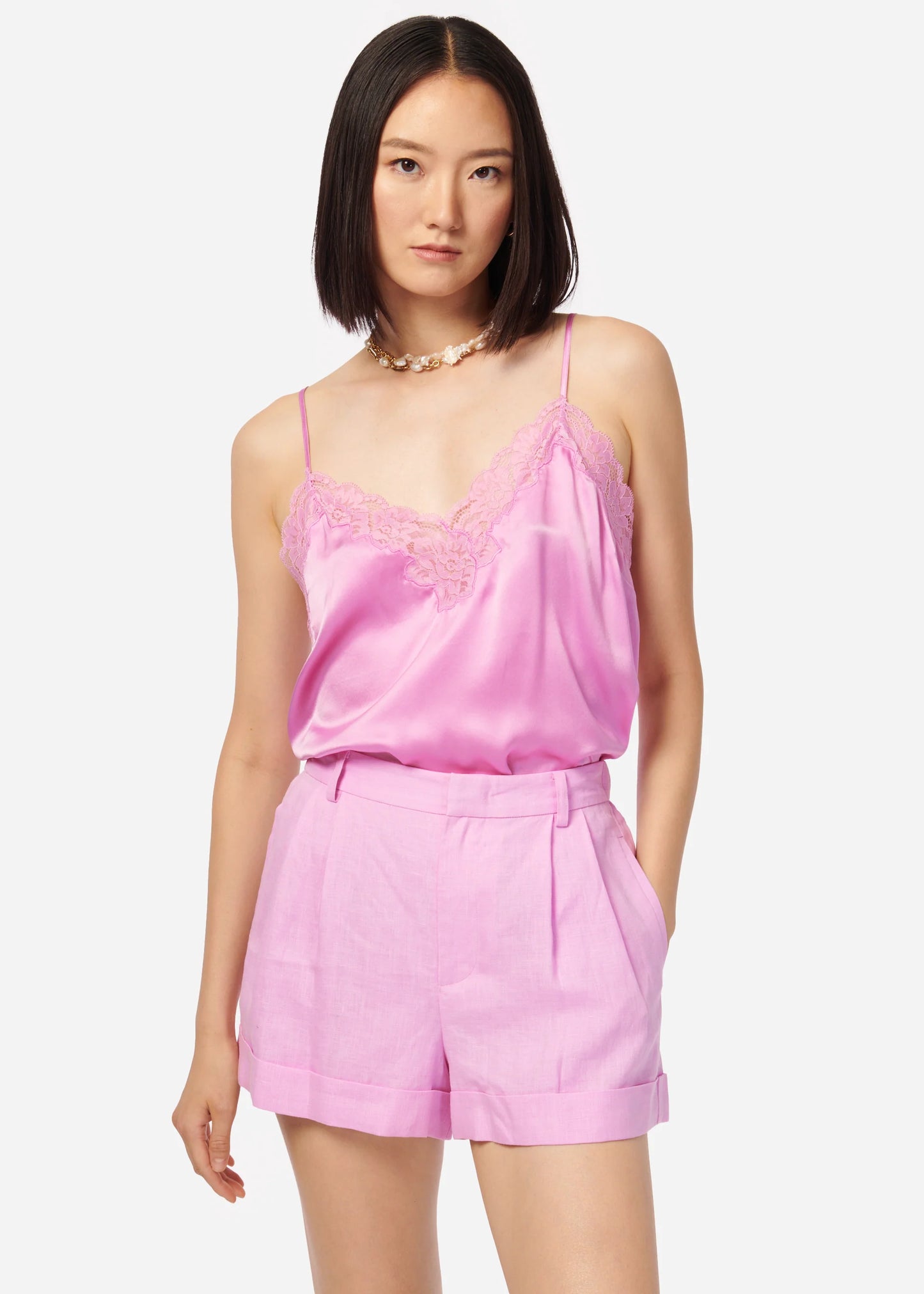 Ravi Linen Short in Fondant