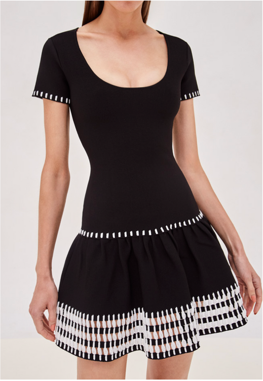 ALEXIS - Lorie Dress in Black