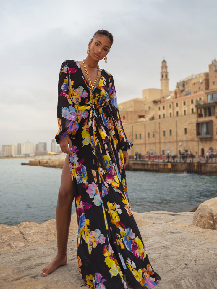 Quin Maxi Dress in Black