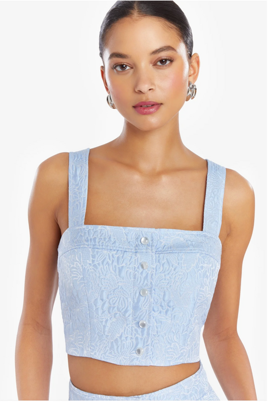 Spade Top In Remington Brocade - FINAL SALE