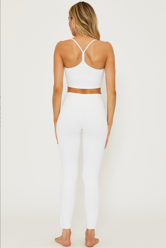 Tinsley Legging in White Waffle