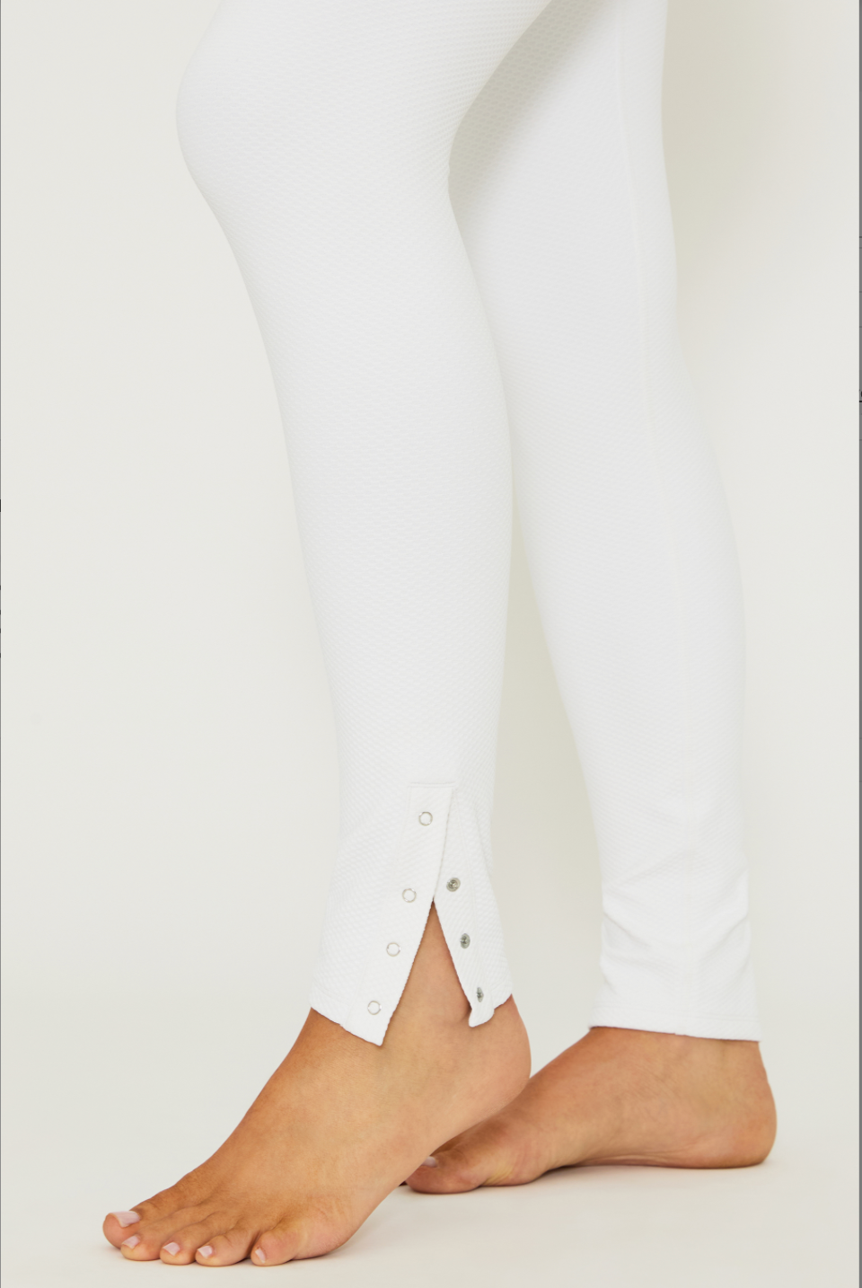 Tinsley Legging in White Waffle