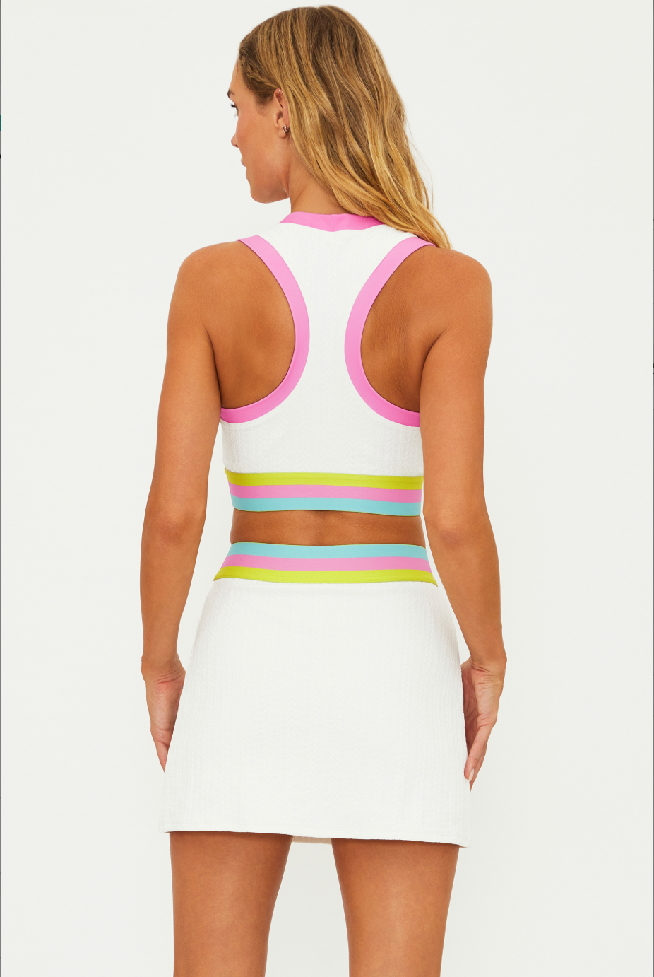 Beachriot - Shore Skirt in Rosed Blush Cable
