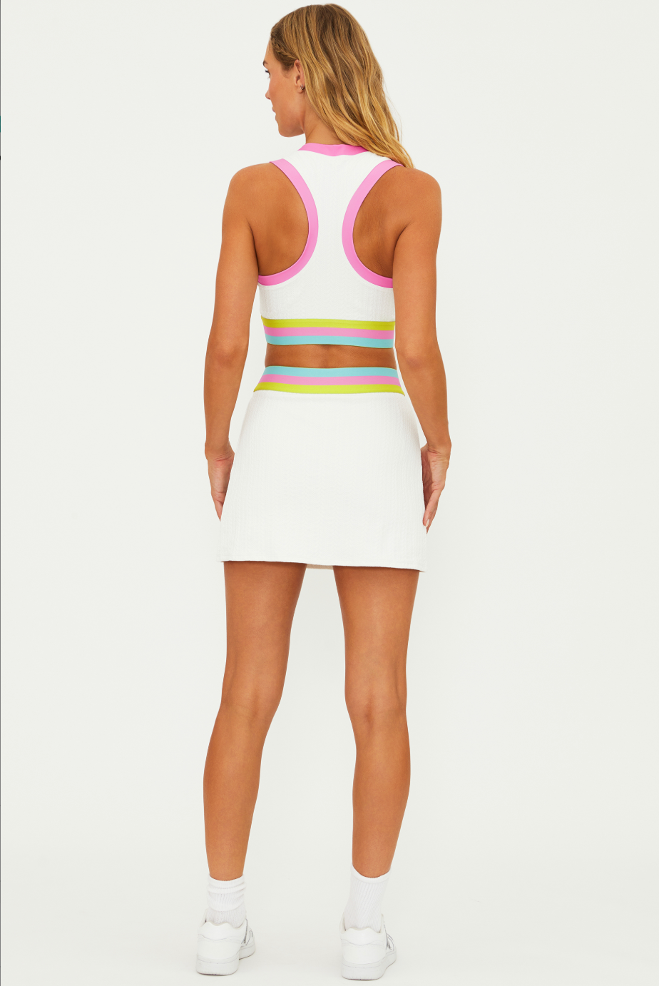 Beachriot - Shore Skirt in Rosed Blush Cable