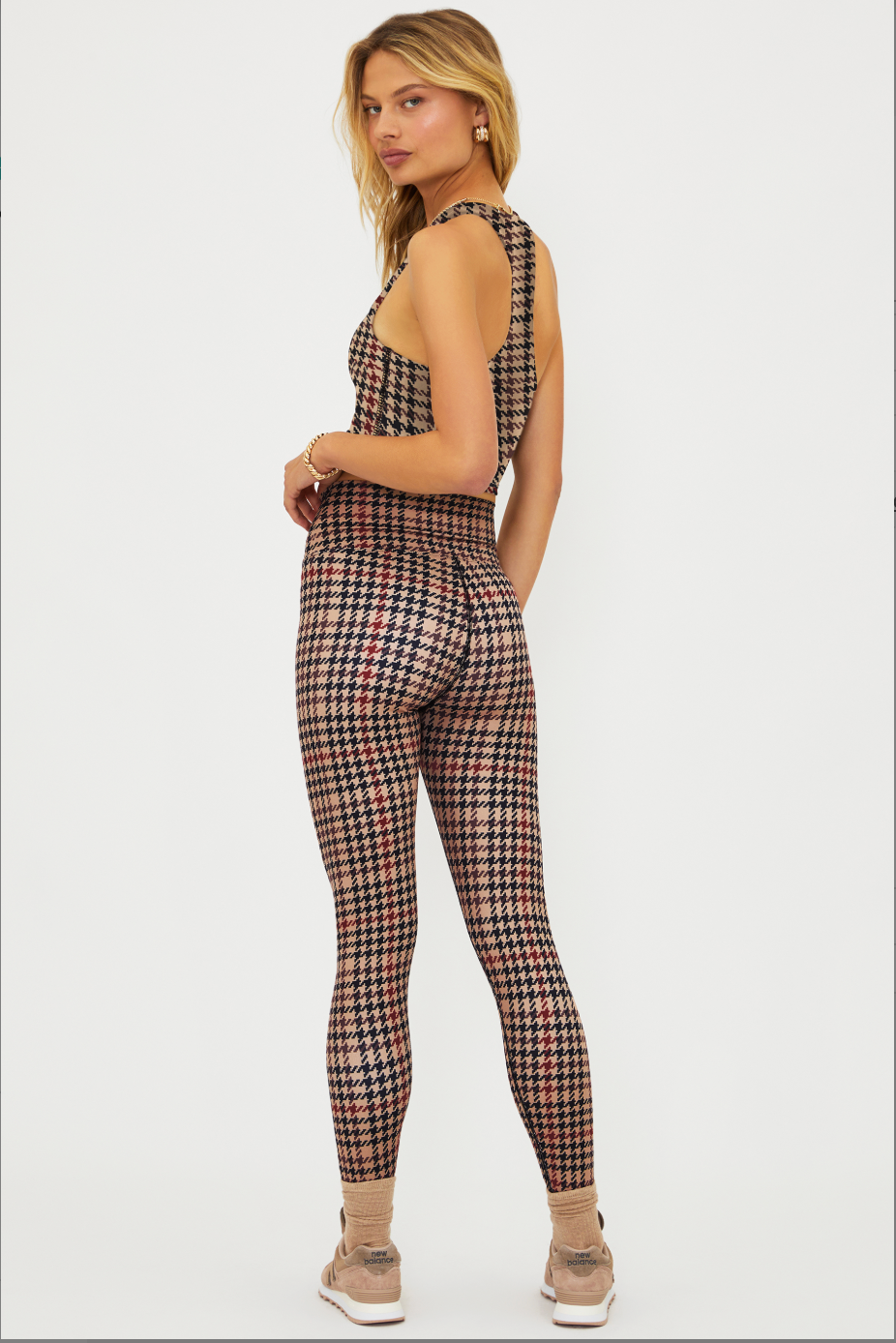 Piper Legging in Midnight Houndstooth