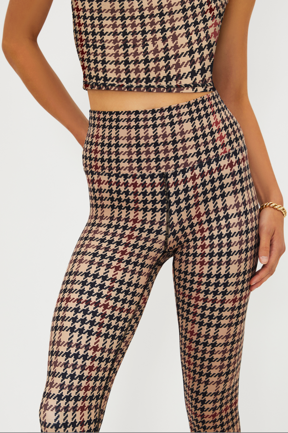 Piper Legging in Midnight Houndstooth