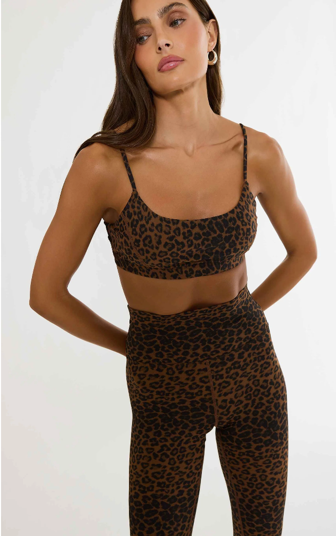 Sara Top Caramel Leopard
