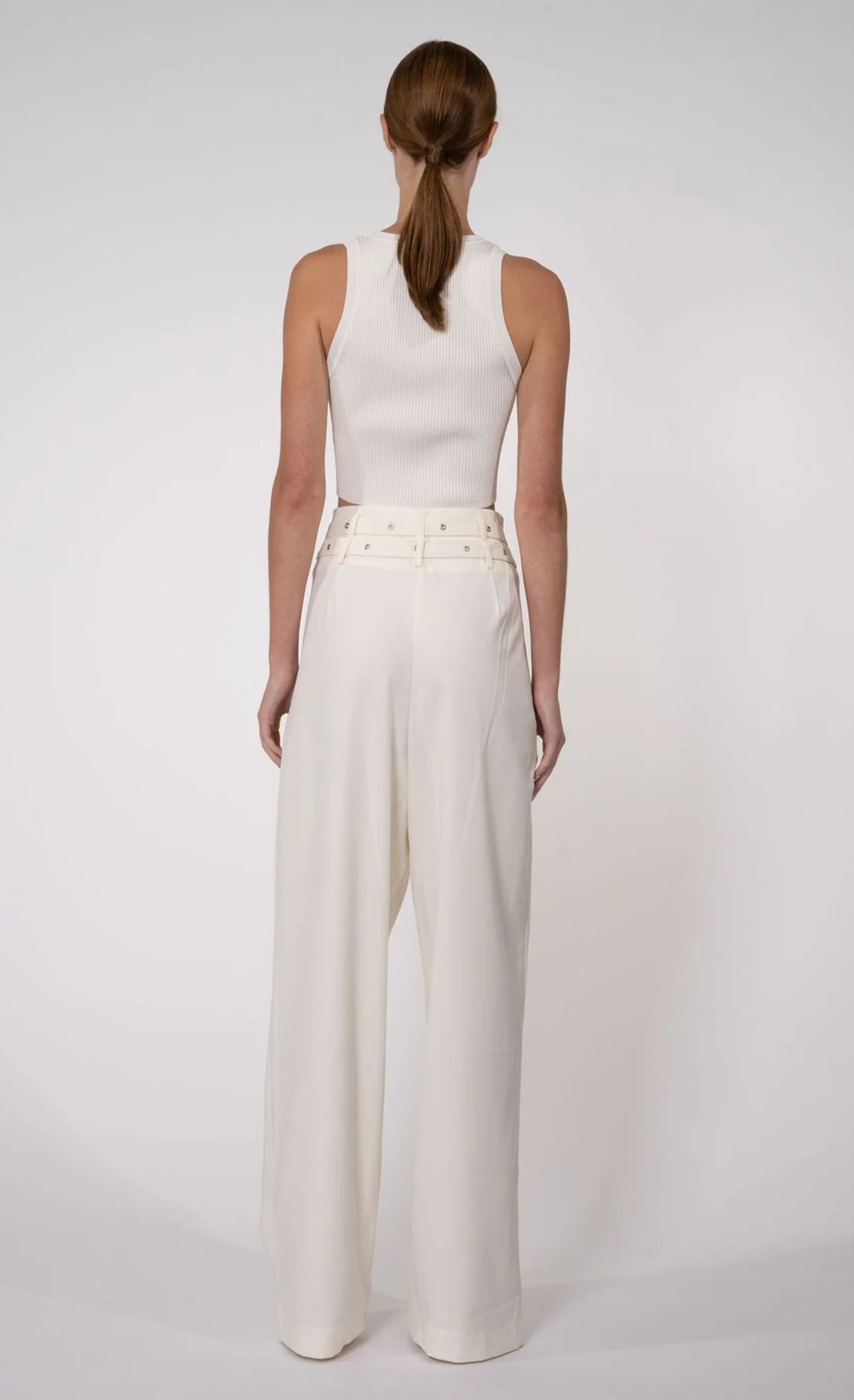 Eve Crop in White