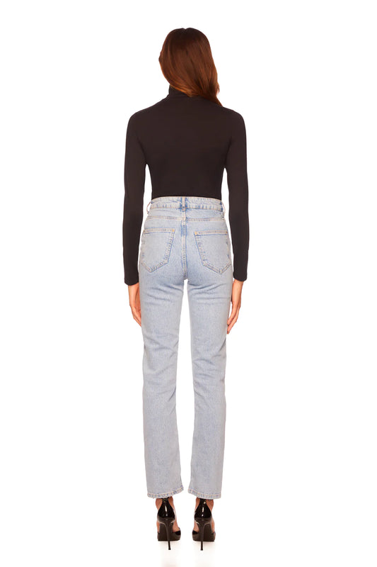 Susana Monaco - Essential Long Sleeve Turtleneck Top in Black