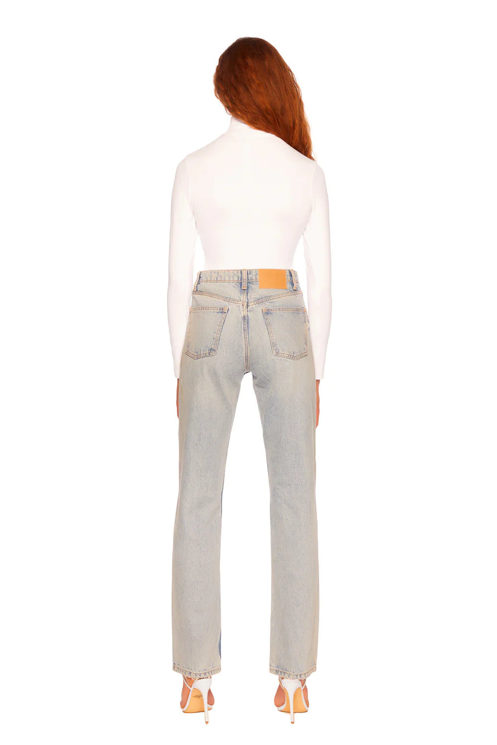 Susana Monaco - Essential Long Sleeve Turtleneck Top in White