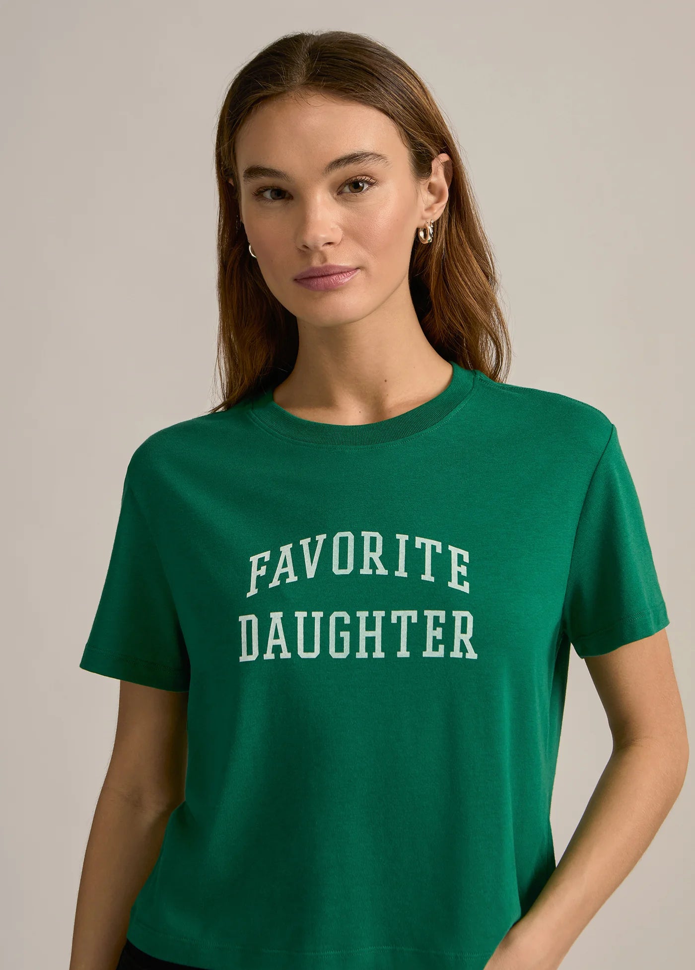 The Cropped Collegiate Tee