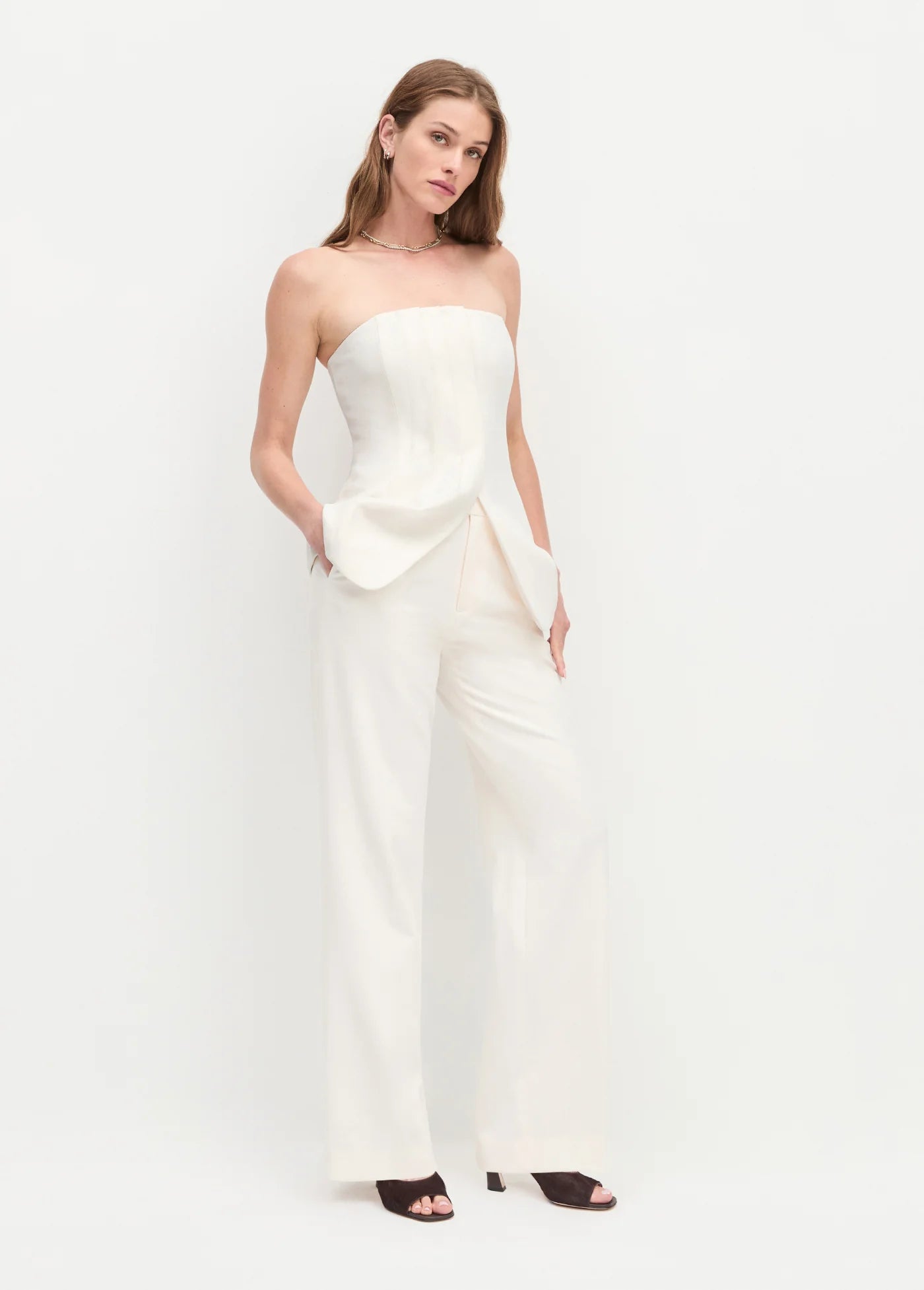 Favorite Daughter - The Missed Your Chance Top in Ivory