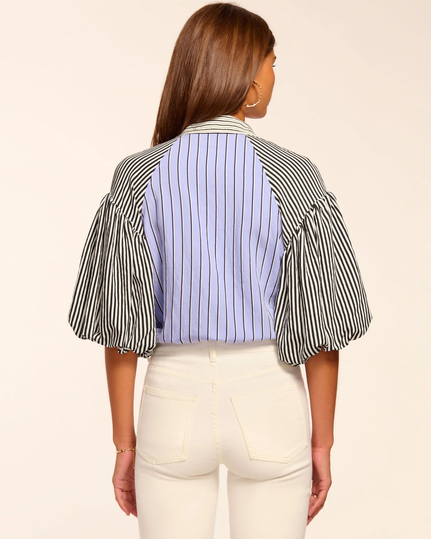 Flor Button Down Short Sleeve Top