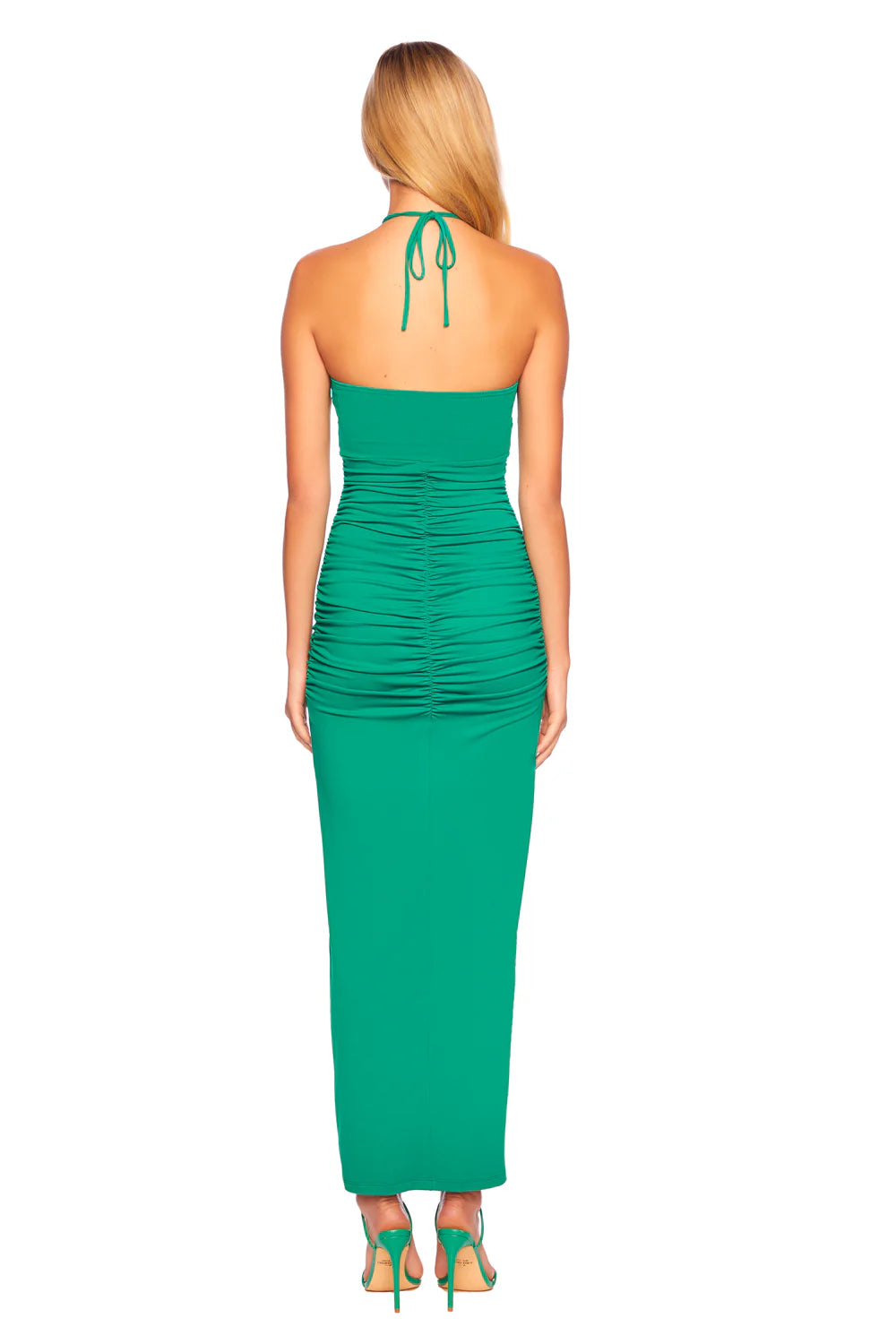 Susana Monaco Gathered Front Halter Dress | Green | Size M | Shopbop Susana Monaco Gathered Front Halter Dress | Green | Size M | Shopbop